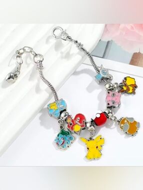 Exclusive Collector Pokémon Pikachu & Friends Charm Bracelet